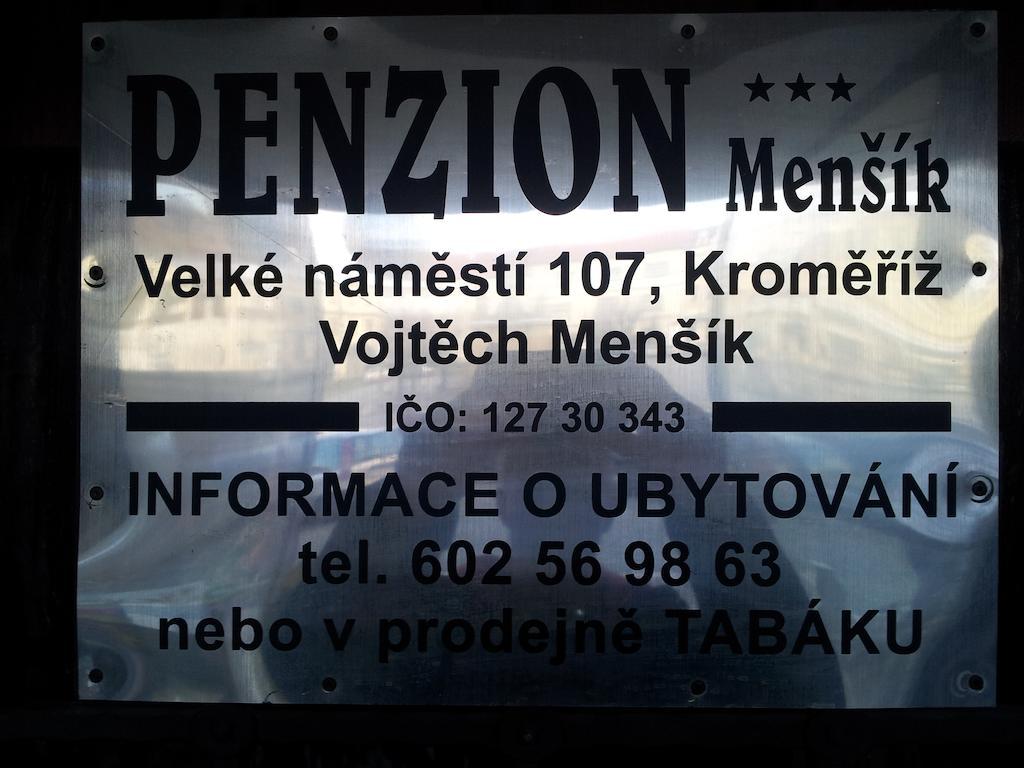 Penzion Mensik Kroměříž Eksteriør bilde